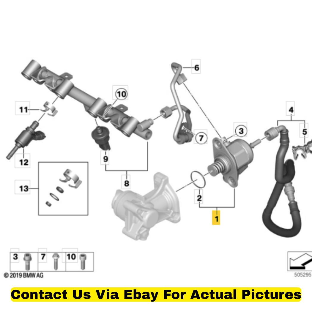 2012 Mini Cooper Countryman High‑Pressure Fuel Pump OEM 13518605102