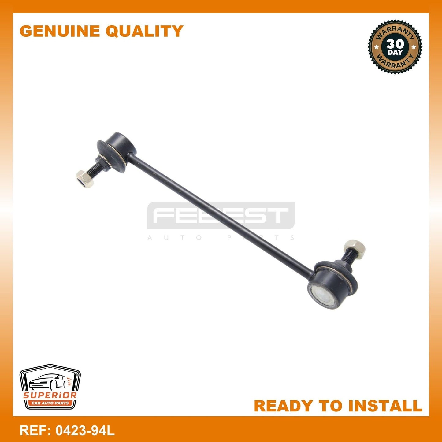 Febest 2007-2009 Mitsubishi Grandis Front Left Stabilizer Link 0423-94L