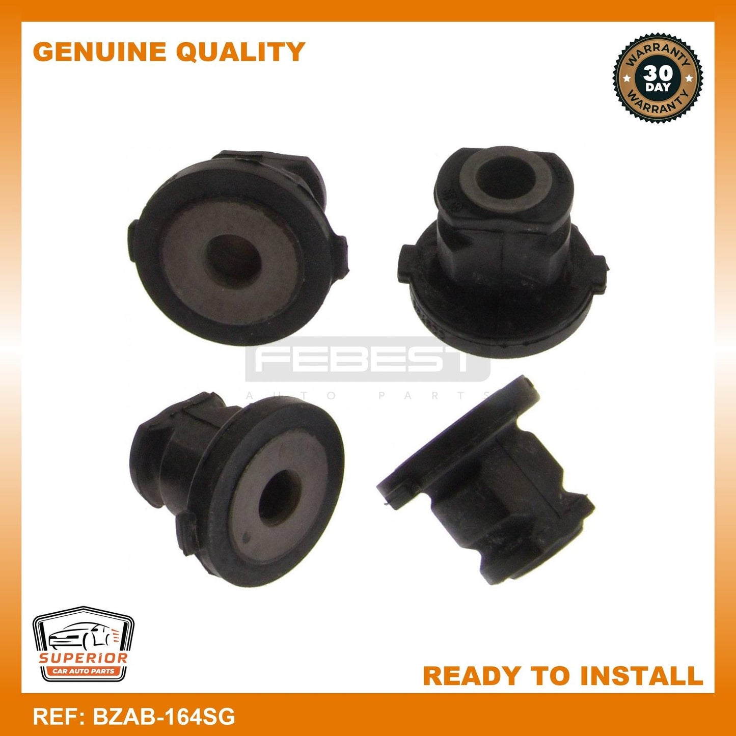 FEBEST Mercedes-Benz Steering Rack Bushing Kit BZAB-164SG