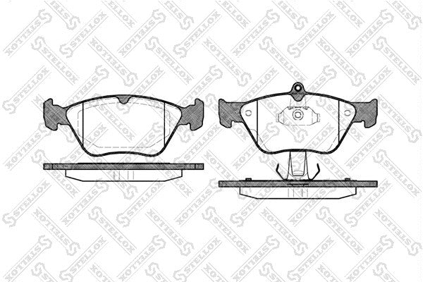 STELLOX Opel Brake pad set - 1605855S1