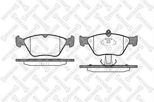 STELLOX Opel Brake pad set - 1605855S1