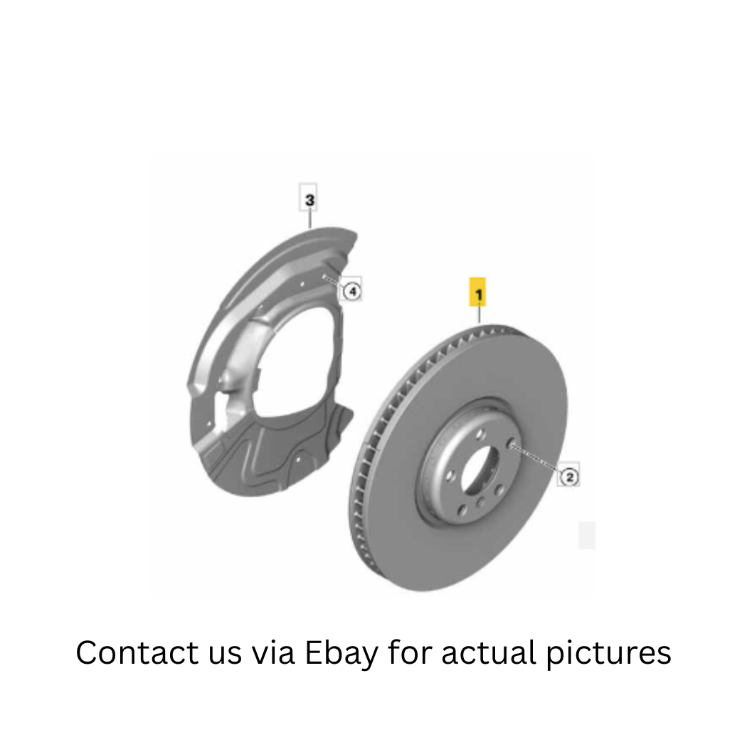 2009 BMW X5 Rear Ventilated Brake Discs Set Used OEM 34116886477