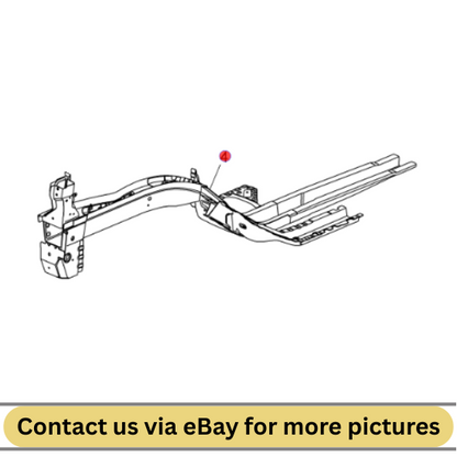 2010 Chevrolet Cruze Front Compartment Side Rail Left Used OEM 42443669