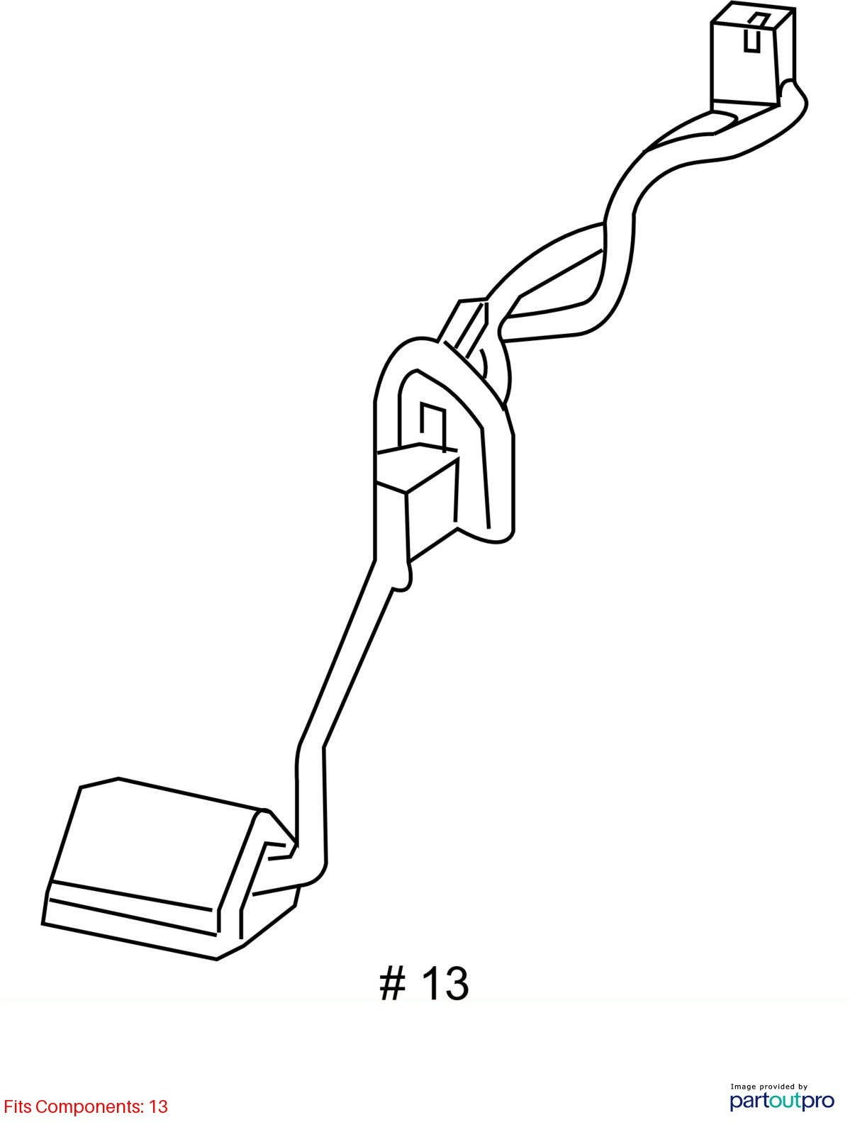2018 Cadillac CTS Fuel Level Sensor Kit Used OEM 13592927