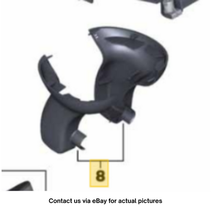 2007–2015 MINI Interior Rear-View Mirror Baseplate Cover OEM 51167163810