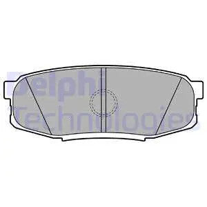 DELPHI 2007-2014 Toyota Sequoia Disc Brake Pad Set LP2154