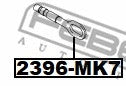 FEBEST 2015-2018 Audi A1 Tow Hook 2396-MK7