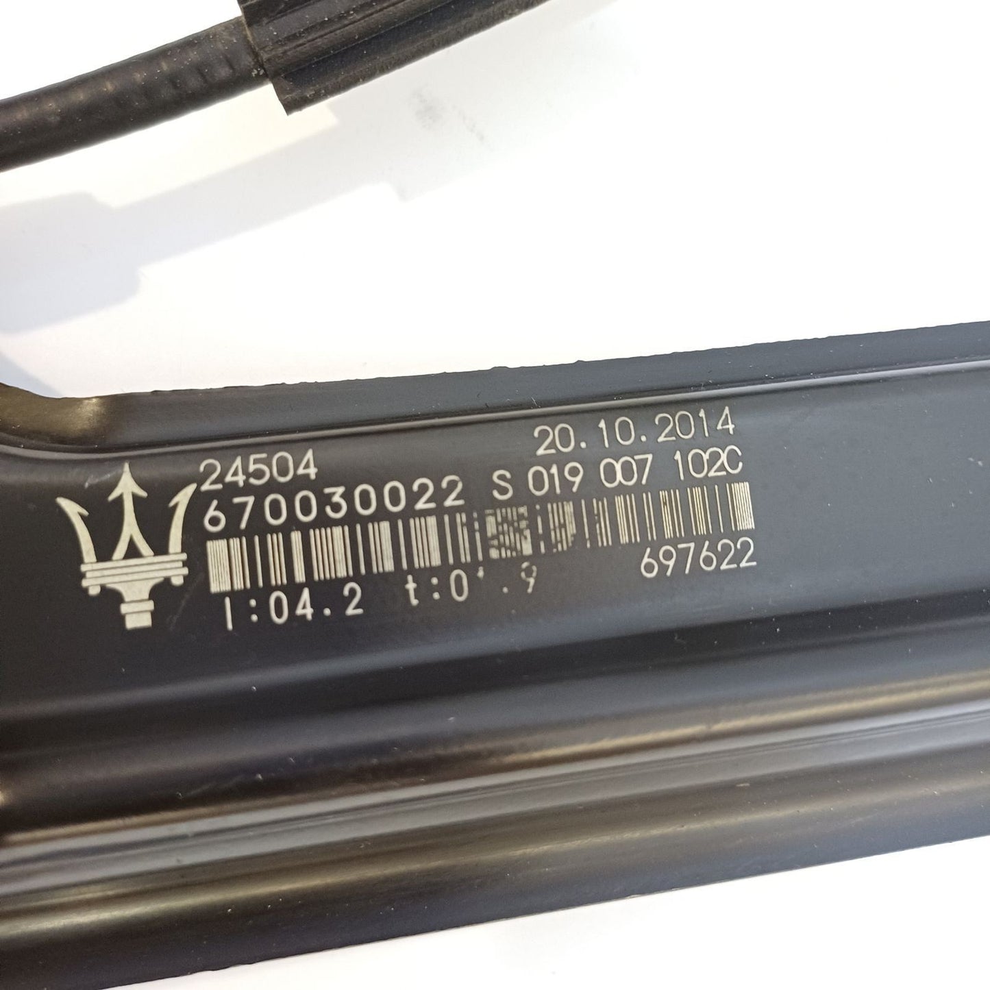2014-2019 Maserati Ghibli Rear RH Power Window 670030022
