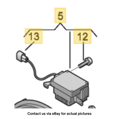 2012–2015 Audi A6 Fan Control Module Used OEM 8K0959501G