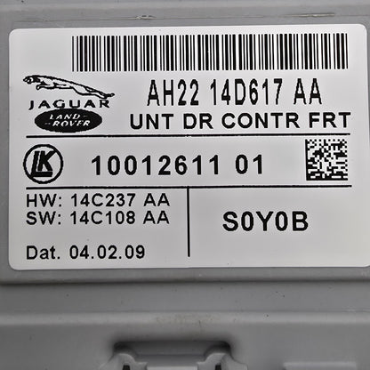 2009-2010 Jaguar XF DOOR CONTROL UNIT/MODULE AH2214D617AA