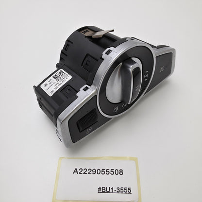 2017 Mercedes-Benz E200 HEADLIGHT CONTROL SWITCH A2229055508