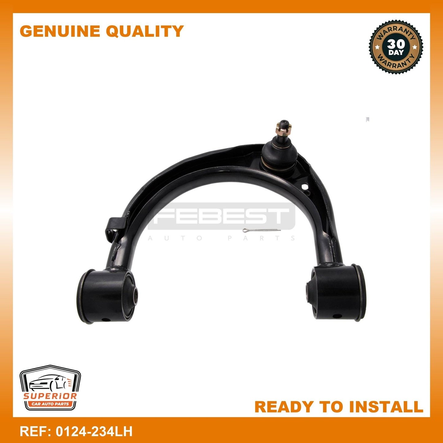 FEBEST 2007 Toyota Land Cruiser Left Upper Front Arm 0124-234LH