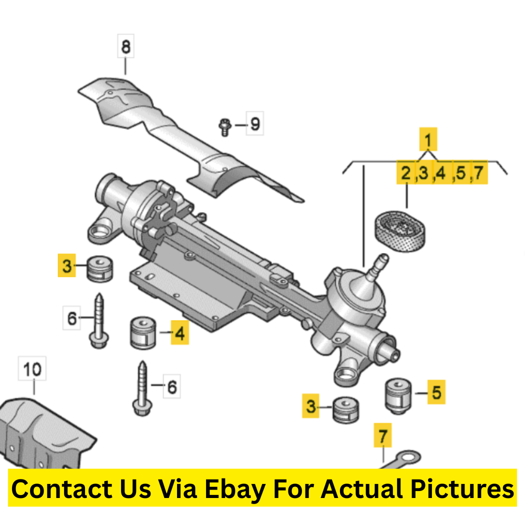 2012 Volkswagen CC Steering Gear Assembly Used OEM 3AB423050M