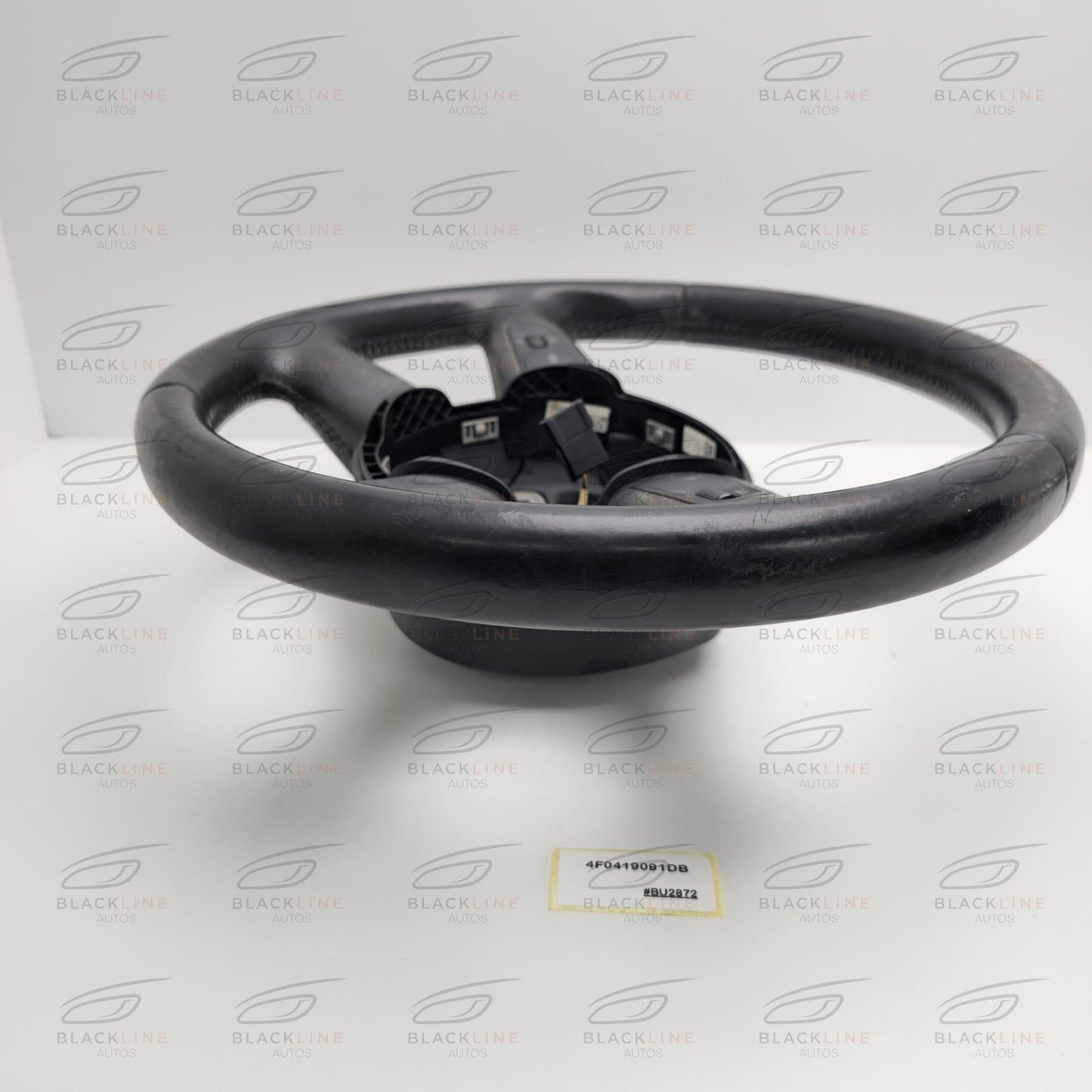 2005-2015 Audi Q7 4-Spoke Leather Multifunction Steering Wheel 4F0419091DB