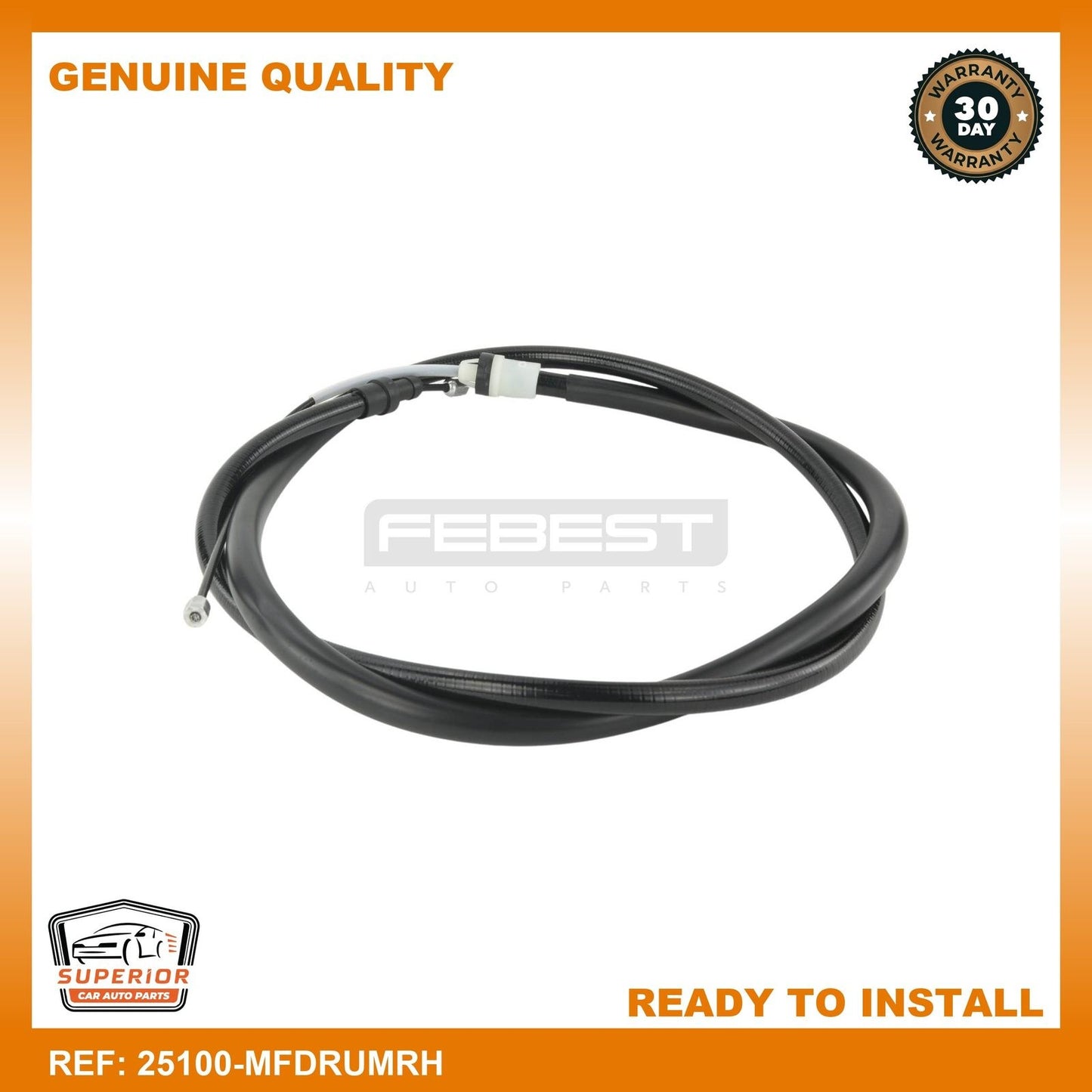FEBEST CITROEN Cable Pull, Parking Brake 25100-MFDRUMRH