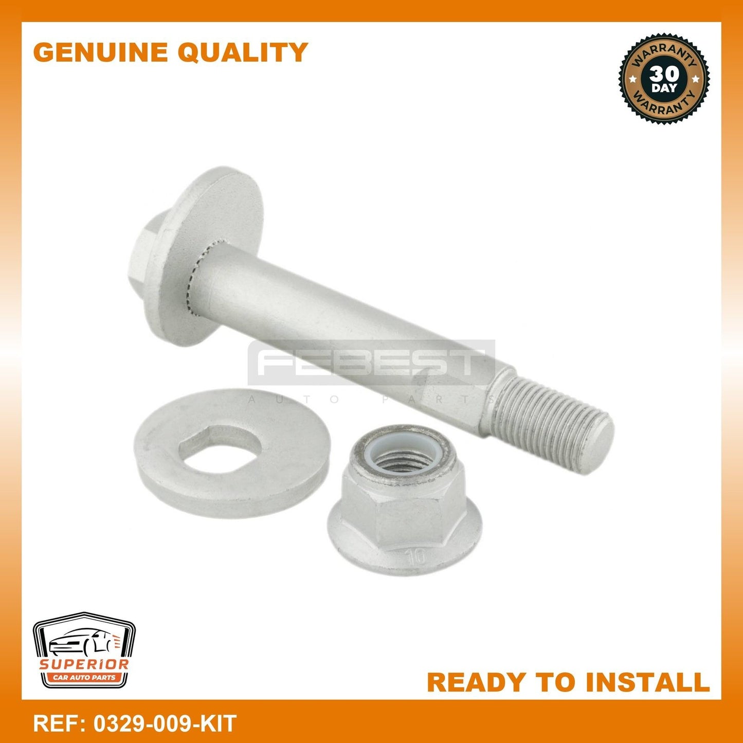 FEBEST 2009-2015 Honda Accord Camber Adjusting Eccentric Bolt Kit 0329-009-KIT
