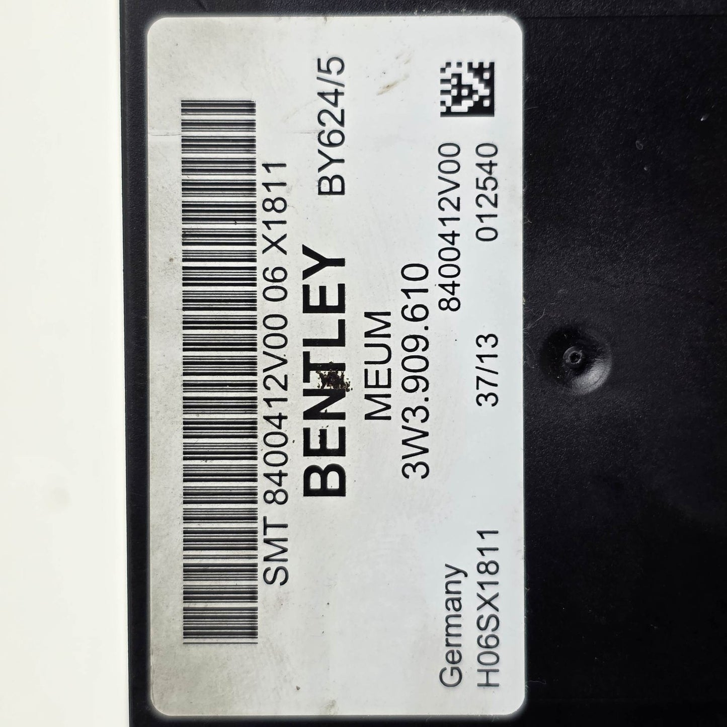 2011-2018 Bentley Continental GT Control Unit For Opening Boot Lid 3W3909610