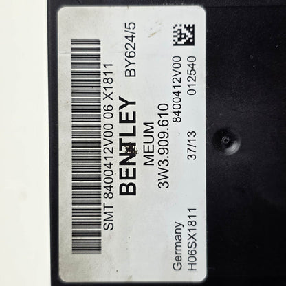 2011-2018 Bentley Continental GT Control Unit For Opening Boot Lid 3W3909610