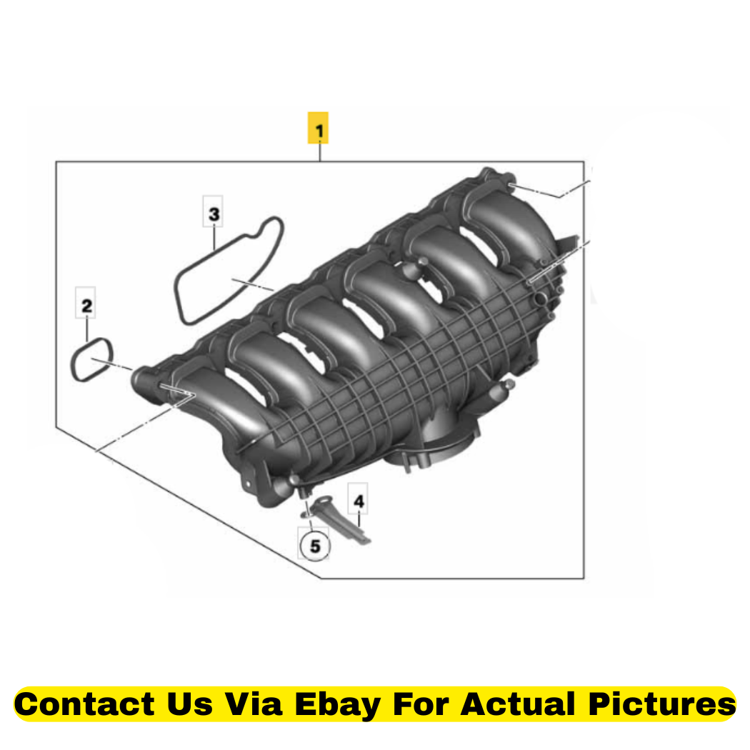 2012 BMW X6 Intake Manifold System Used OEM 11617576911