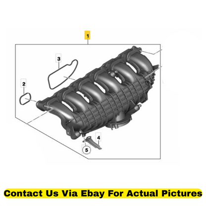 2012 BMW X6 Intake Manifold System Used OEM 11617576911