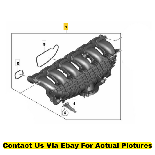 2012 BMW X6 Intake Manifold System Used OEM 11617576911