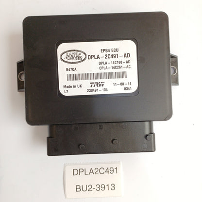 2014-2017 Land Rover Range Rover PARKING BRAKE CONTROL MODULE DPLA2C491
