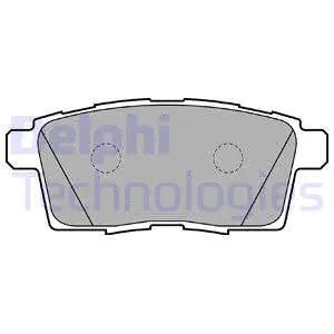 DELPHI 2007-2012 Mazda CX-7 Brake Pad Set Disc Brake LP2052