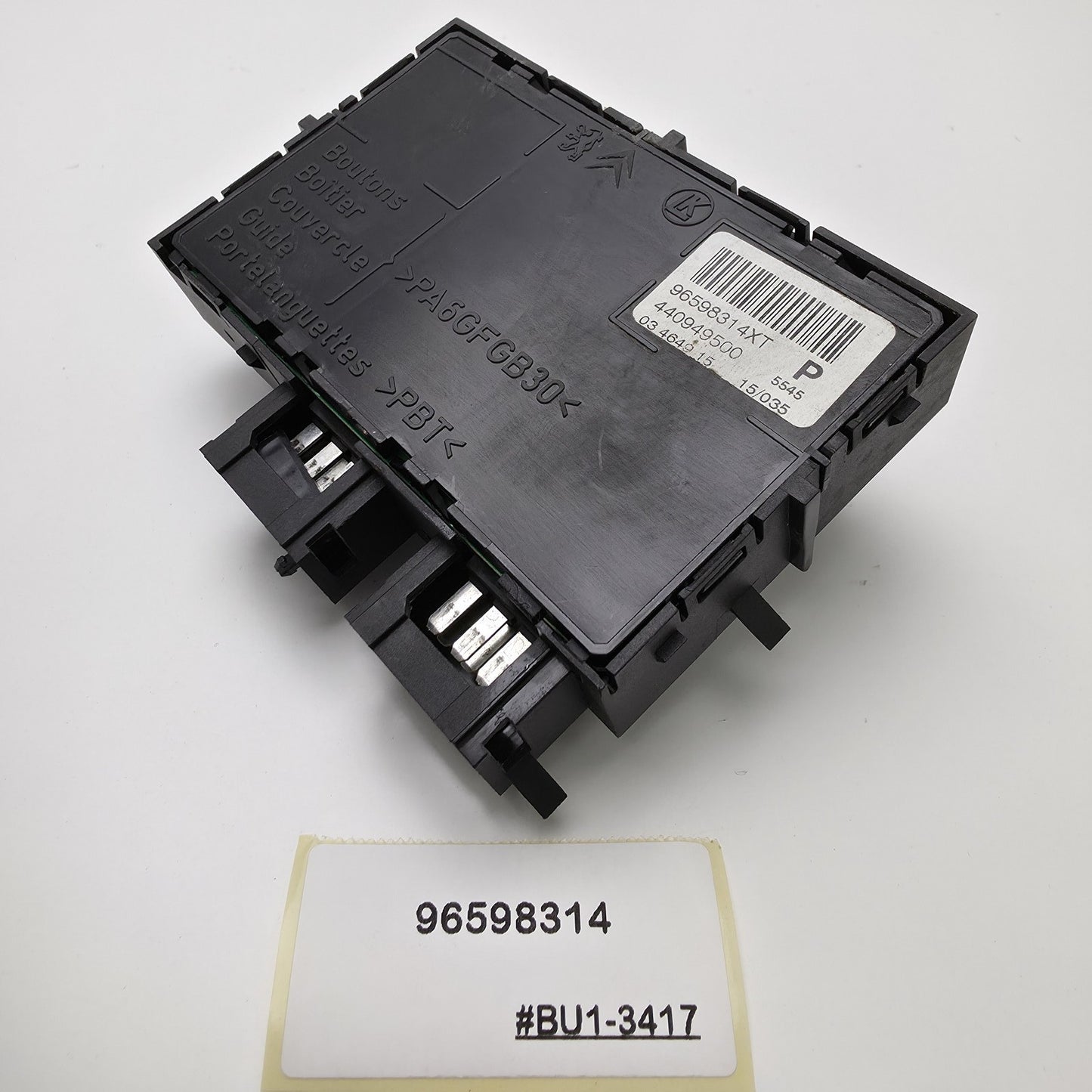 2008-2012 Citroen C5 X7 Seat Control Switch 96598314