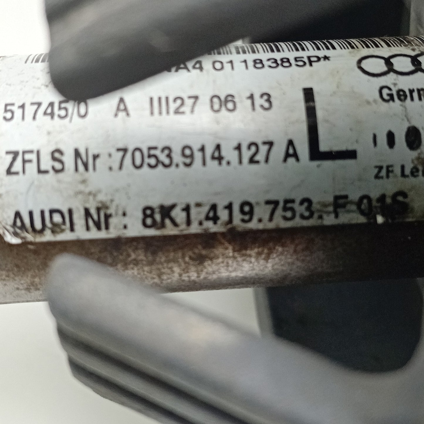 2008-2017 Audi S5 Intermediate Steering Shaft 8K1419753F