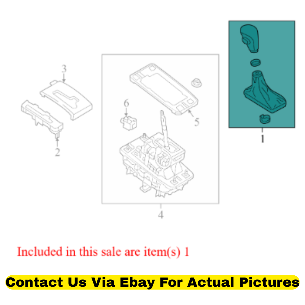 2016 Audi A6 Quattro Automatic Transmission Lever Knob Used OEM 4G1713139ADXBA