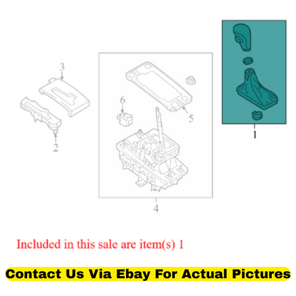 2016 Audi A6 Quattro Automatic Transmission Lever Knob Used OEM 4G1713139ADXBA