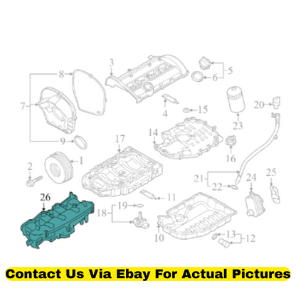 2013 Audi Q5 Engine Intake Manifold Used OEM 06H133201AR
