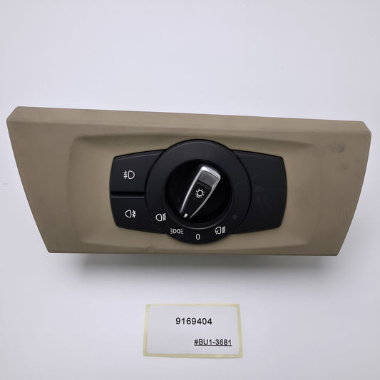 2005-2012 BMW E90 Xenon Headlight Light Control Switch Unit 9169404
