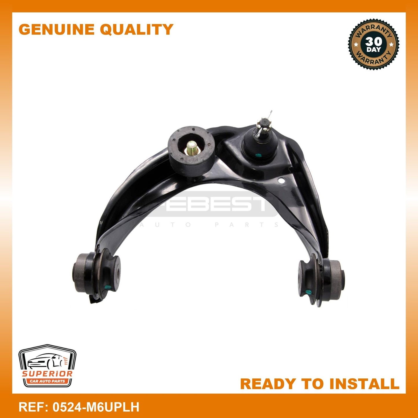 Febest 2006-2012 Ford Fusion Left Upper Front Arm 0524-M6UPLH