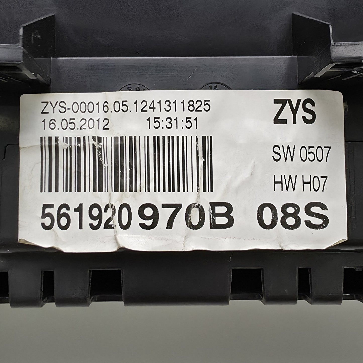 2013-2014 Volkswagen Passat COMB.INSTRUMENT. 561920870B