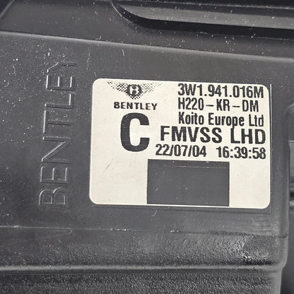 2003-2012 Bentley Continental GTC Xenon Headlight Right/Passenger 3W1941016M