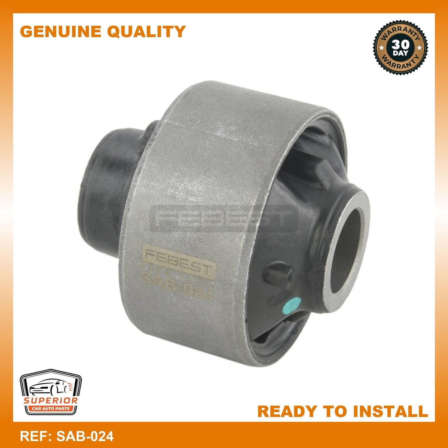Febest 2016-2020 Subaru Impreza Rear Bushing Front Control Arm SAB-024