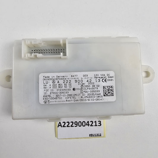 2015-2019 Mercedes-Benz GLC (X253) Keyless Go Control Unit A2229004213