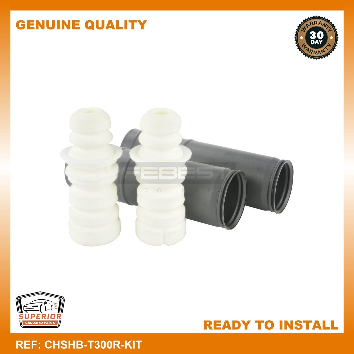 FEBEST 12-13 Alfa Romeo Mito Rear Shock Boot Jounce Bumper CHSHB-T300R-KIT