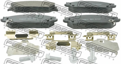 FEBEST GEELY Pad Kit Disc Brake Front 3501-EMGF
