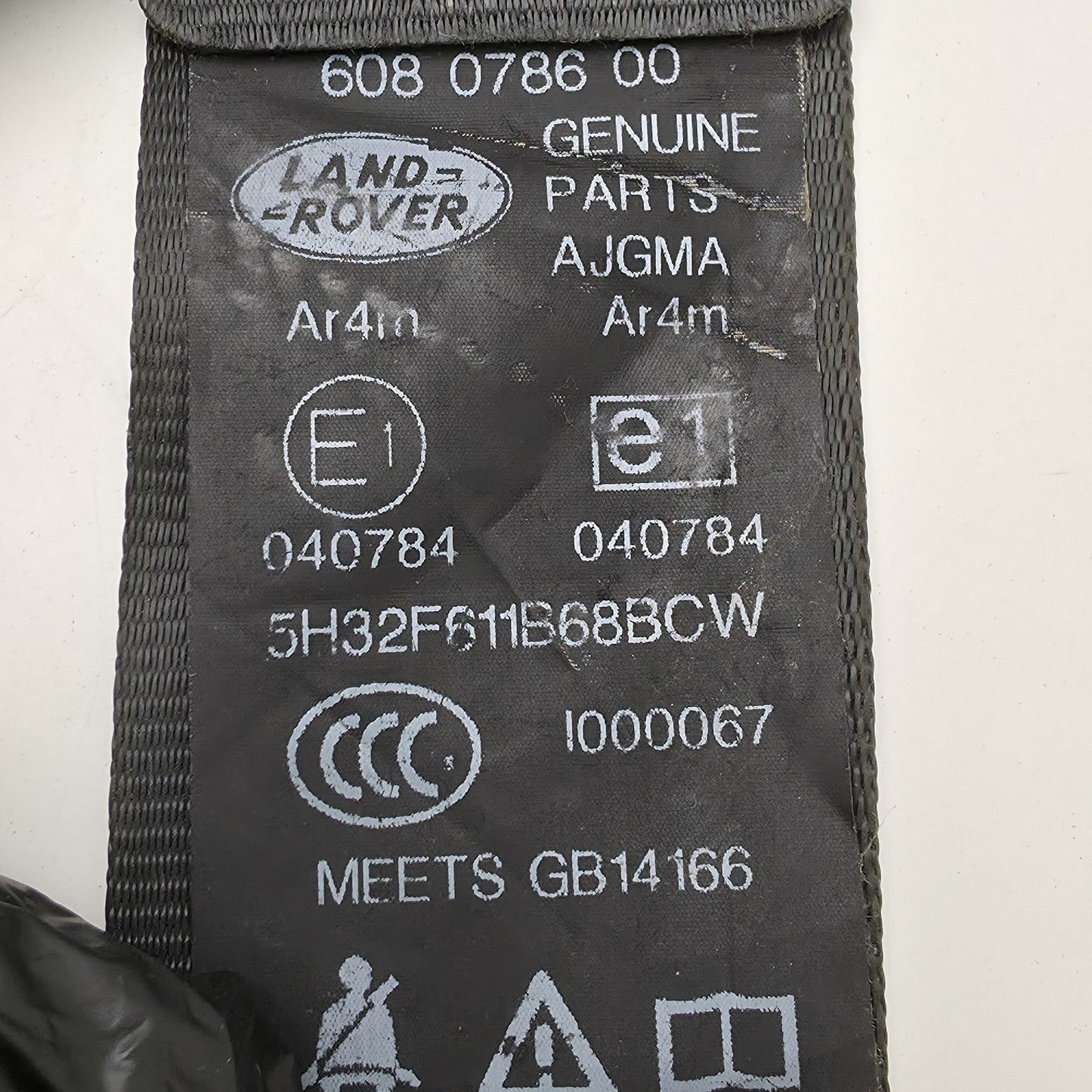 2010-2013 Land Rover Range Rover Sport LEFT REAR SEAT BELT 5H32F611B68BCW