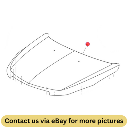 2010 Chevrolet Cruze Hood Panel Used OEM 94537888