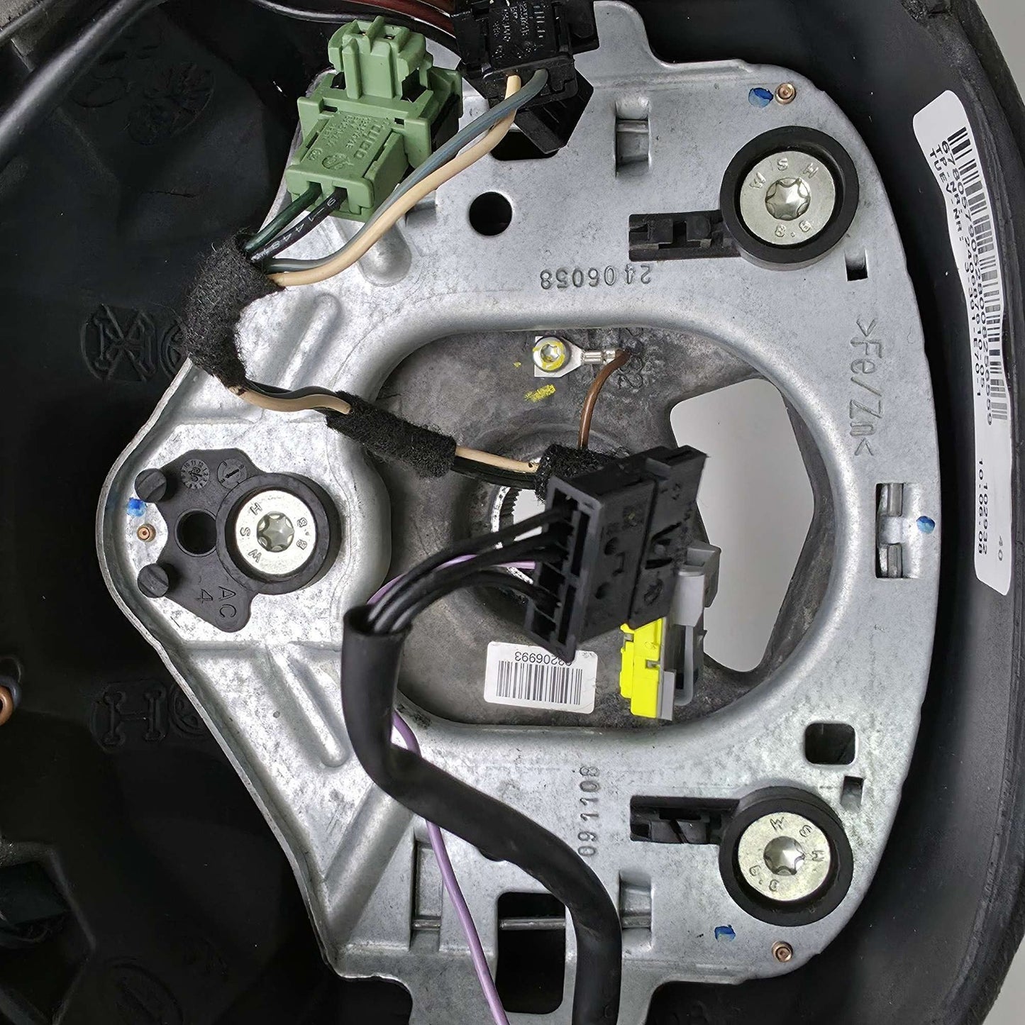 2007-2013 BMW X5 Steering Wheel Leather Black 240687610