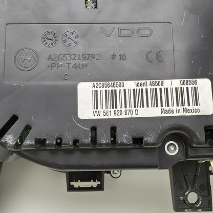2015-2019 Volkswagen Passat Speedometer Cluster 561920870D