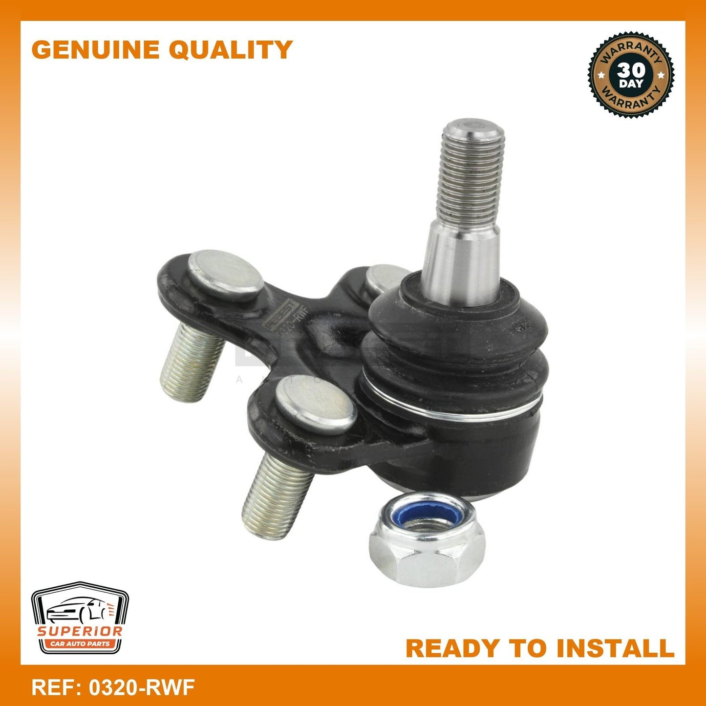 Febest 2018-2022 Honda Accord Ball Joint Front Lower Arm 0320-RWF