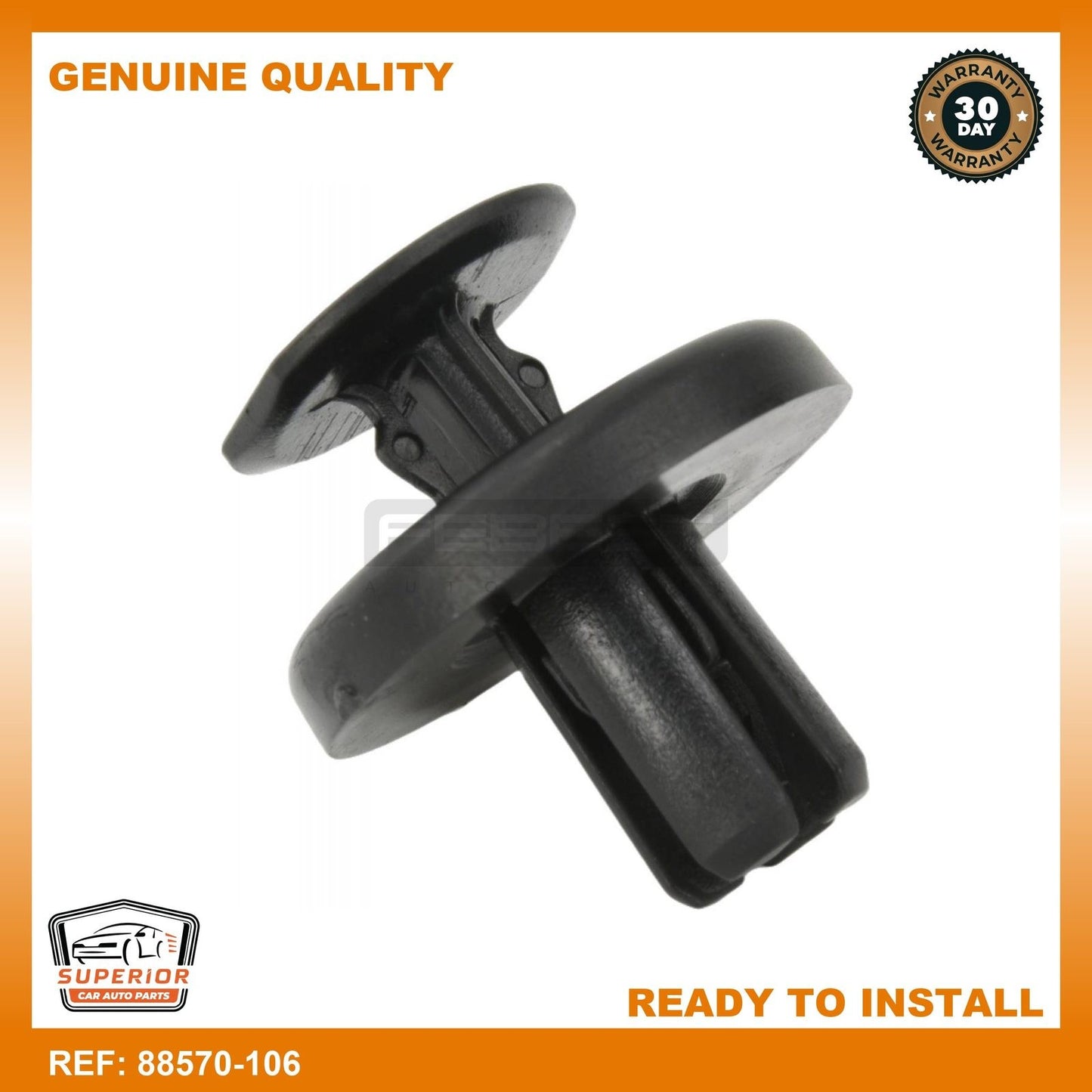 FEBEST 2012-2019 Toyota Camry Retainer Clip 88570-106