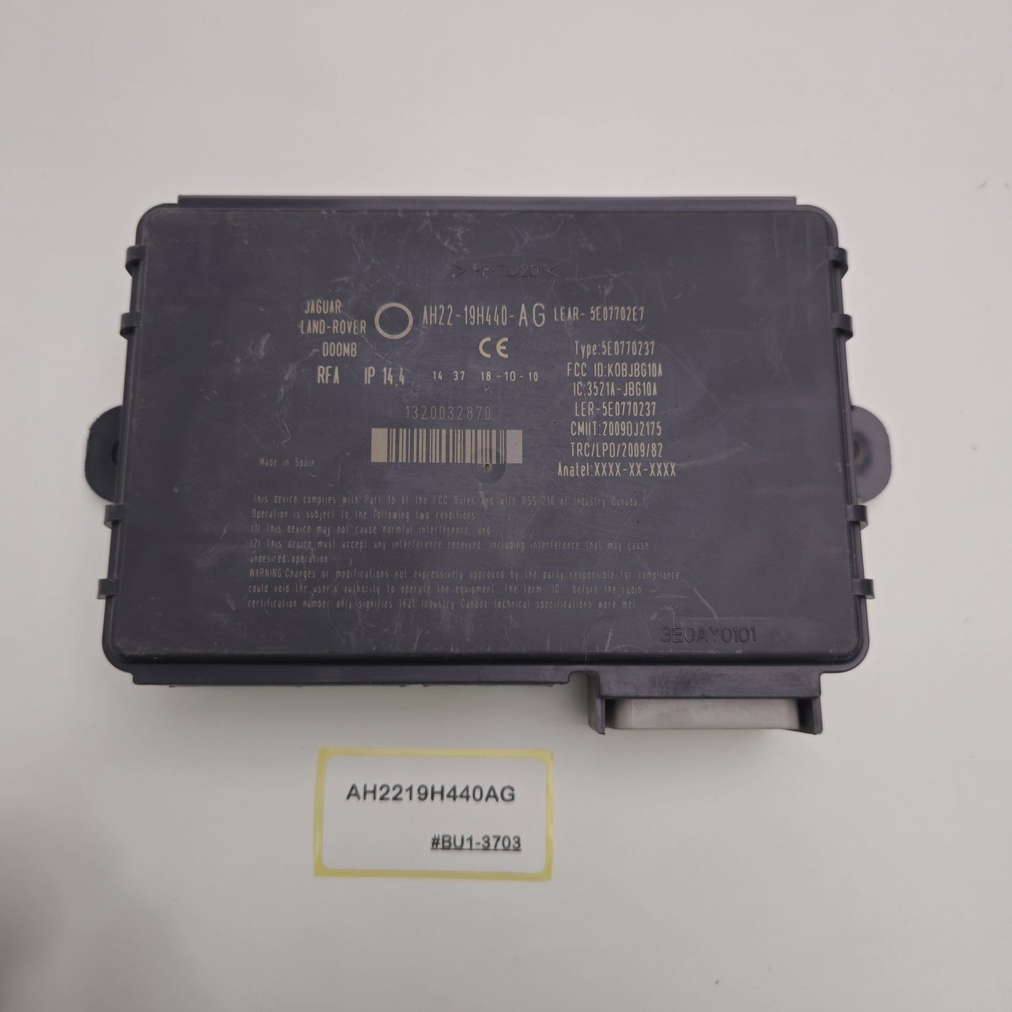 2005-2013 Land Rover Range Rover Sport Keyless Entry Module AH2219H440AG