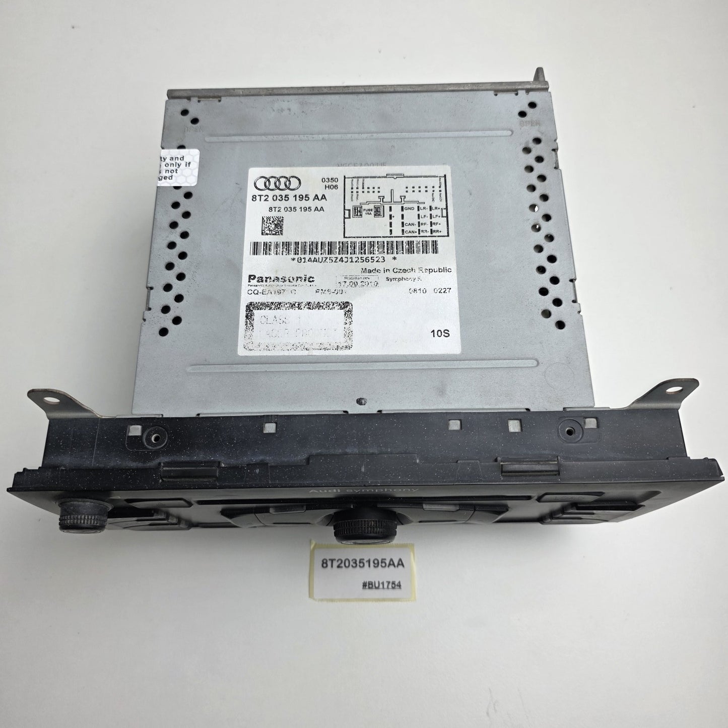 2008-2015 Audi A4 Symphony Radio CD Player MP3 SD Card Reader 8T2035195AA