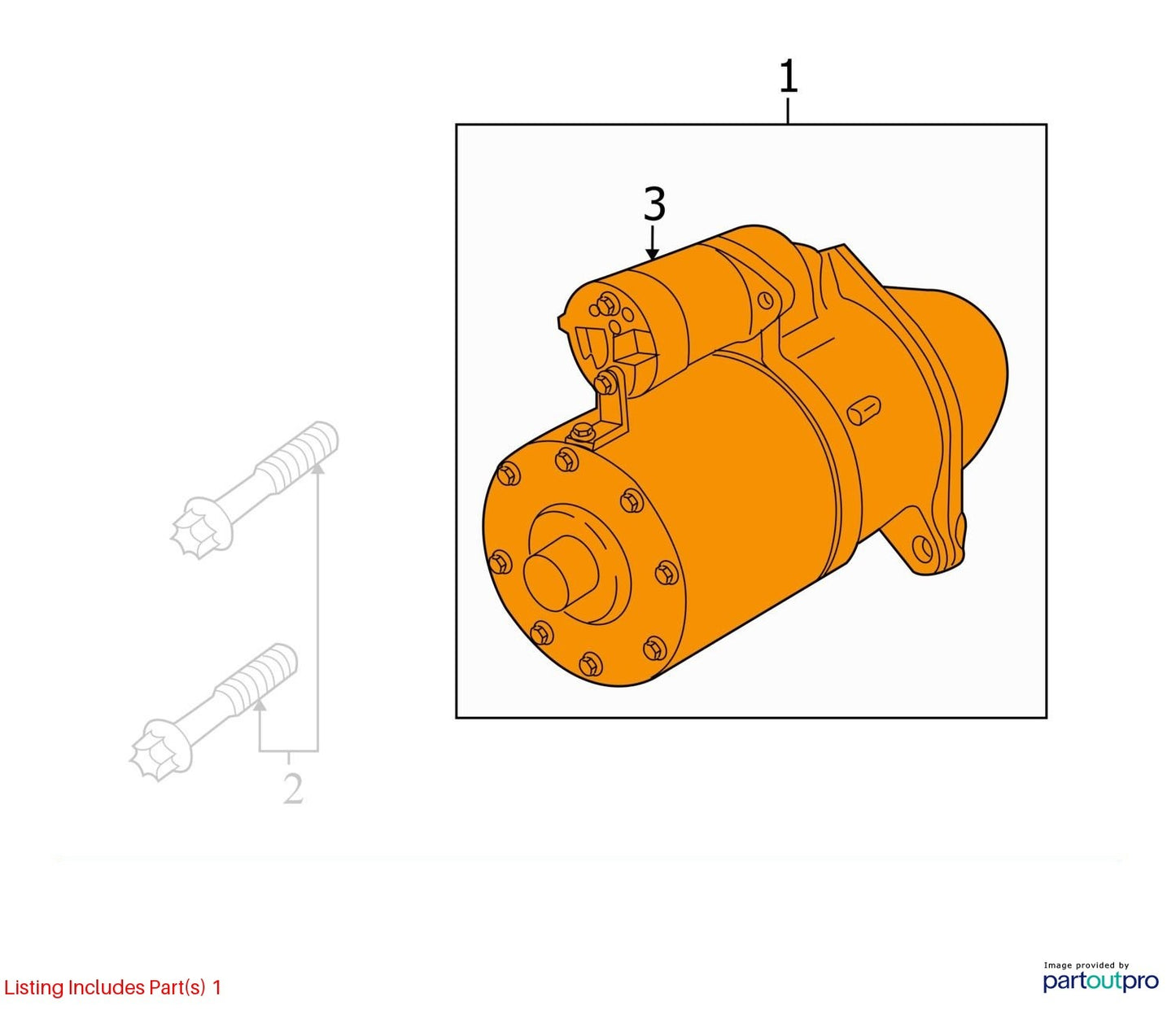 2009 Chevrolet Lumina S Starter Motor Assembly Used OEM 92204529