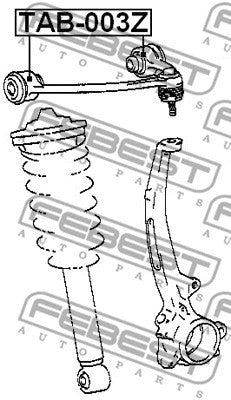 FEBEST 1994-2000 Lexus LS400 Front Upper Control Arm Bushing TAB-003Z